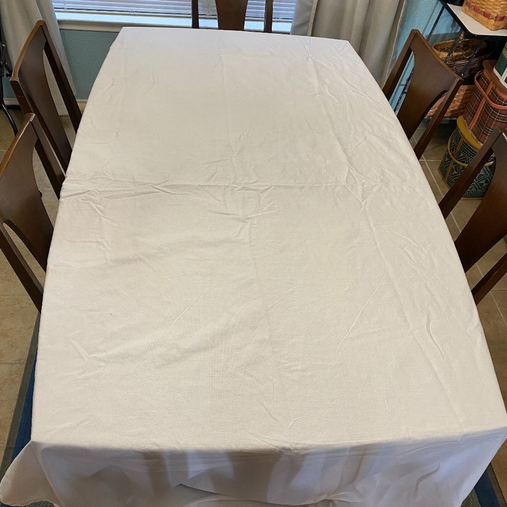 Rectangular Wedding Banquet Restaurant Style Polyester Fabric Tablecloth 120x52